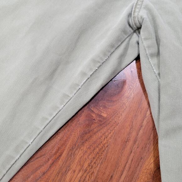 Levi's Fatigue Boot Cut Army Green Jeans Size 16 - Picture 4 of 8